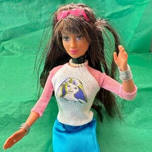 Barbie Doll with Pink and Blue Outfit